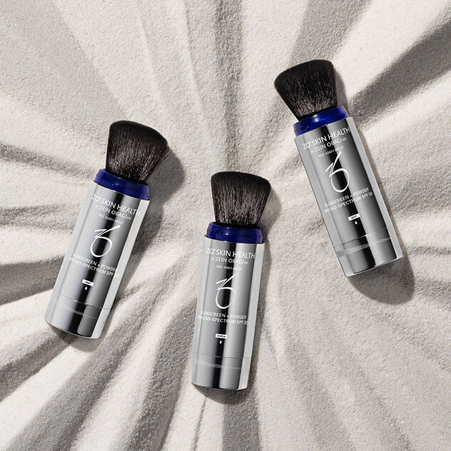 ZO&reg; Sunscreen + Powder on sand